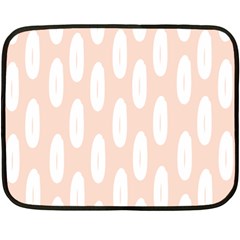 Donut Rainbows Beans White Pink Food Fleece Blanket (mini) by Mariart