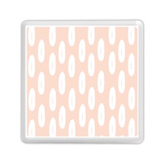 Donut Rainbows Beans White Pink Food Memory Card Reader (square)  by Mariart