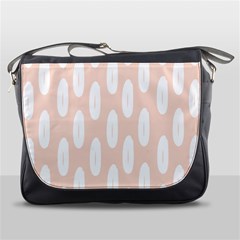 Donut Rainbows Beans White Pink Food Messenger Bags