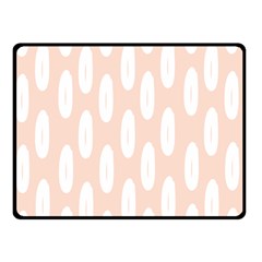 Donut Rainbows Beans White Pink Food Double Sided Fleece Blanket (small)  by Mariart