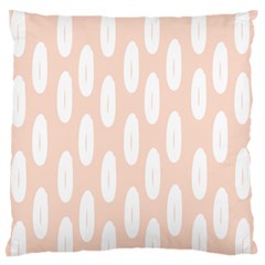 Donut Rainbows Beans White Pink Food Large Flano Cushion Case (one Side)