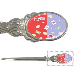 Glasses Red Blue Green Cloud Line Cart Letter Openers