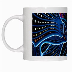 Fish Out Of Water Monster Space Rainbow Circle Polka Line Wave Chevron Star White Mugs by Mariart