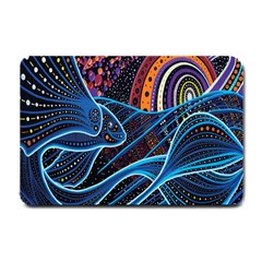 Fish Out Of Water Monster Space Rainbow Circle Polka Line Wave Chevron Star Small Doormat 