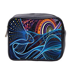 Fish Out Of Water Monster Space Rainbow Circle Polka Line Wave Chevron Star Mini Toiletries Bag 2-side by Mariart