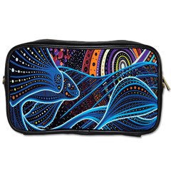 Fish Out Of Water Monster Space Rainbow Circle Polka Line Wave Chevron Star Toiletries Bags 2-side by Mariart