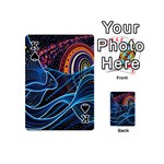 Fish Out Of Water Monster Space Rainbow Circle Polka Line Wave Chevron Star Playing Cards 54 (Mini)  Front - SpadeK