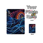 Fish Out Of Water Monster Space Rainbow Circle Polka Line Wave Chevron Star Playing Cards 54 (Mini)  Front - SpadeA