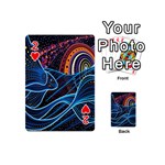 Fish Out Of Water Monster Space Rainbow Circle Polka Line Wave Chevron Star Playing Cards 54 (Mini)  Front - Heart2