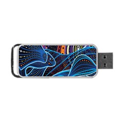 Fish Out Of Water Monster Space Rainbow Circle Polka Line Wave Chevron Star Portable Usb Flash (two Sides)