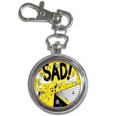 Have Meant  Tech Science Future Sad Yellow Street Key Chain Watches by Mariart