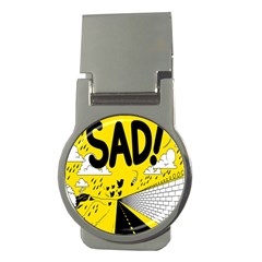 Have Meant  Tech Science Future Sad Yellow Street Money Clips (round)  by Mariart