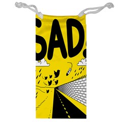 Have Meant  Tech Science Future Sad Yellow Street Jewelry Bag by Mariart