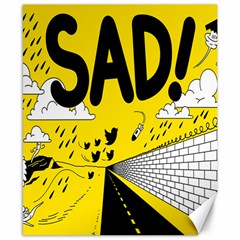 Have Meant  Tech Science Future Sad Yellow Street Canvas 8  X 10  by Mariart