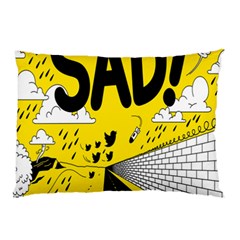 Have Meant  Tech Science Future Sad Yellow Street Pillow Case (two Sides) by Mariart