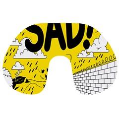 Have Meant  Tech Science Future Sad Yellow Street Travel Neck Pillows by Mariart