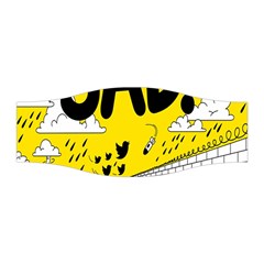 Have Meant  Tech Science Future Sad Yellow Street Stretchable Headband by Mariart