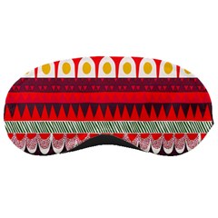 Fabric Aztec Red Line Polka Circle Wave Chevron Star Sleeping Masks by Mariart