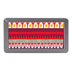 Fabric Aztec Red Line Polka Circle Wave Chevron Star Memory Card Reader (mini) by Mariart