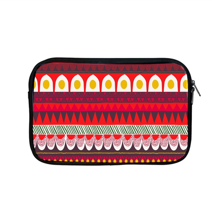 Fabric Aztec Red Line Polka Circle Wave Chevron Star Apple MacBook Pro 13  Zipper Case