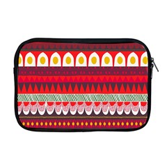 Fabric Aztec Red Line Polka Circle Wave Chevron Star Apple Macbook Pro 17  Zipper Case by Mariart