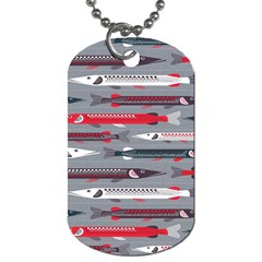 Fish Sea Beach Water Seaworld Animals Swim Dog Tag (two Sides) by Mariart