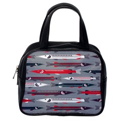 Fish Sea Beach Water Seaworld Animals Swim Classic Handbags (one Side) by Mariart