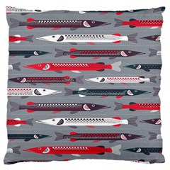 Fish Sea Beach Water Seaworld Animals Swim Standard Flano Cushion Case (one Side)