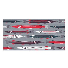 Fish Sea Beach Water Seaworld Animals Swim Satin Shawl