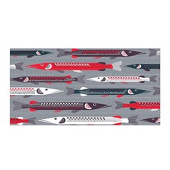 Fish Sea Beach Water Seaworld Animals Swim Satin Wrap by Mariart