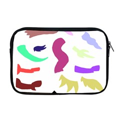 Plushie Color Rainbow Brown Purple Yellow Green Black Apple Macbook Pro 17  Zipper Case by Mariart