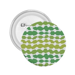 Polkadot Polka Circle Round Line Wave Chevron Waves Green White 2 25  Buttons by Mariart