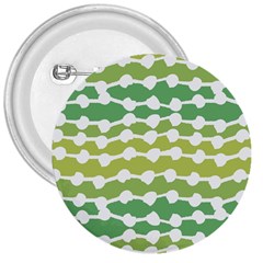 Polkadot Polka Circle Round Line Wave Chevron Waves Green White 3  Buttons by Mariart