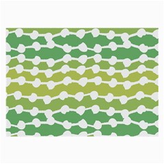 Polkadot Polka Circle Round Line Wave Chevron Waves Green White Large Glasses Cloth by Mariart