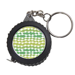 Polkadot Polka Circle Round Line Wave Chevron Waves Green White Measuring Tapes by Mariart