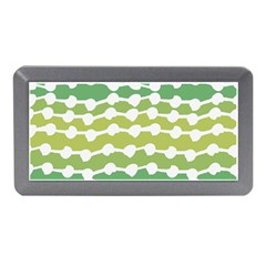 Polkadot Polka Circle Round Line Wave Chevron Waves Green White Memory Card Reader (mini) by Mariart