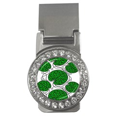 Leaf Green Money Clips (cz)  by Mariart