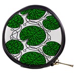 Leaf Green Mini Makeup Bags Front