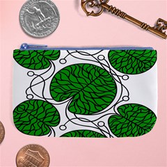 Leaf Green Large Coin Purse