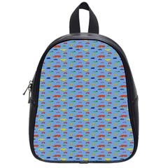 Miniature Car Buses Trucks School Buses School Bags (small)  by Mariart