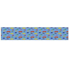 Miniature Car Buses Trucks School Buses Flano Scarf (large) by Mariart