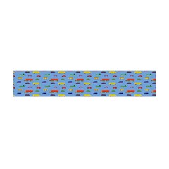 Miniature Car Buses Trucks School Buses Flano Scarf (mini) by Mariart