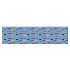 Miniature Car Buses Trucks School Buses Satin Scarf (oblong) by Mariart