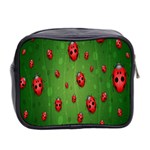 Ladybugs Red Leaf Green Polka Animals Insect Mini Toiletries Bag 2-Side Back