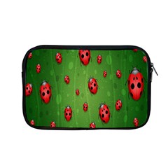 Ladybugs Red Leaf Green Polka Animals Insect Apple Macbook Pro 13  Zipper Case by Mariart