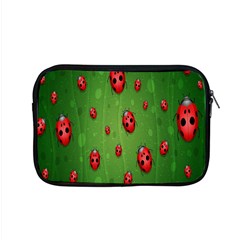 Ladybugs Red Leaf Green Polka Animals Insect Apple MacBook Pro 15  Zipper Case