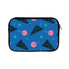 Seamless Triangle Circle Blue Waves Pink Apple Ipad Mini Zipper Cases by Mariart