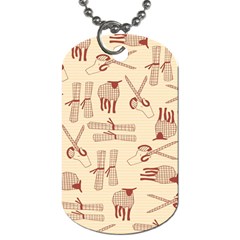 Sheep Goats Paper Scissors Dog Tag (one Side)