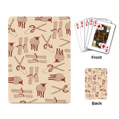 Sheep Goats Paper Scissors Playing Card by Mariart