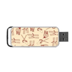 Sheep Goats Paper Scissors Portable Usb Flash (two Sides) by Mariart